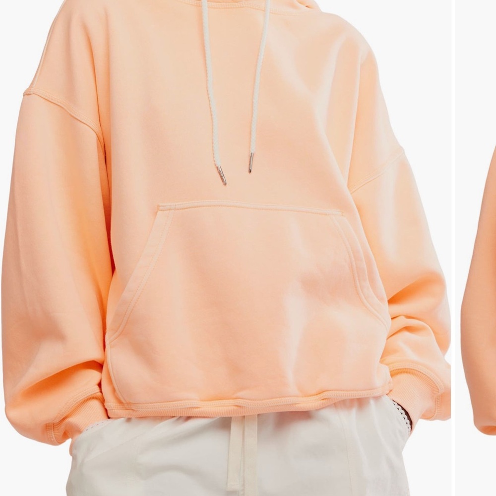 $98! Free People Movement Final Call Hoodie In Pastel
Peach Medium